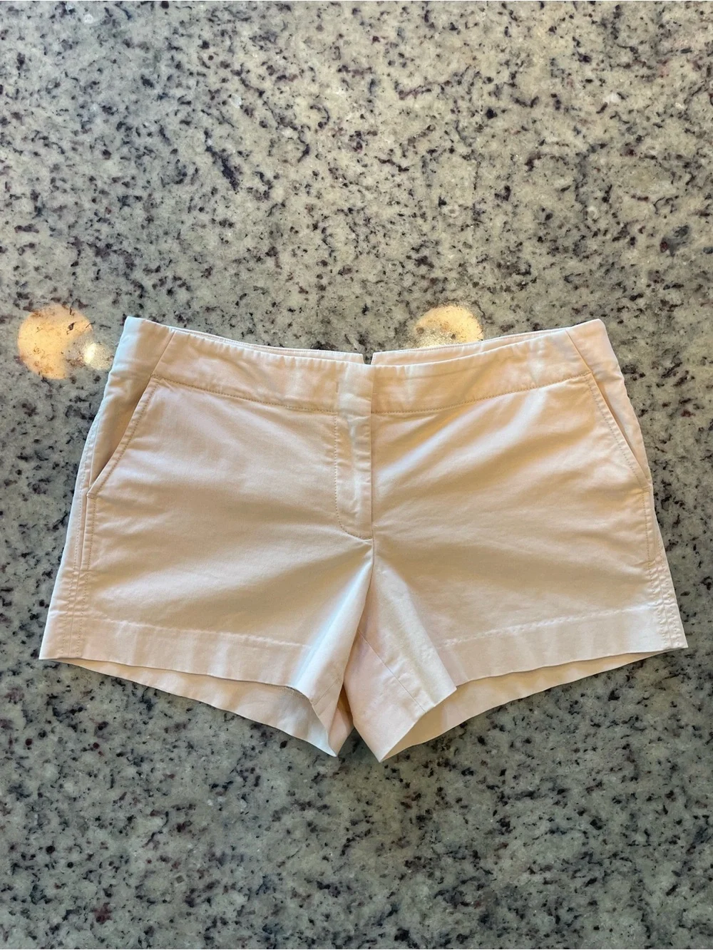 New J. Crew Cotton stretch chino Shorts in Light peach 10
